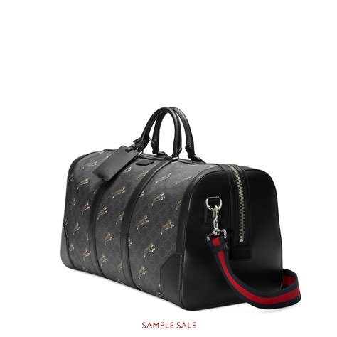 gucci bestiary carry-on duffle with tigers